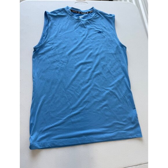 Reebok Men's Tank Workout Top, Blue, Small - Picture 1 of 8